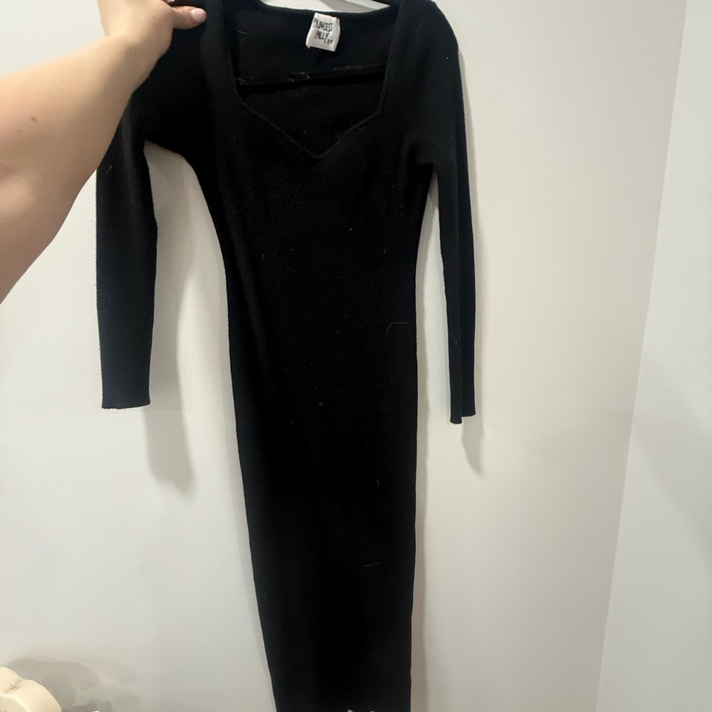 PRIINCESS POLLY long sleeve midi dress S/M - Picture 5 of 6